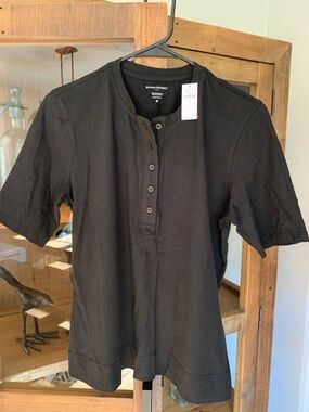 Banana Republic Women's Henley Short-Sleeve Shirt